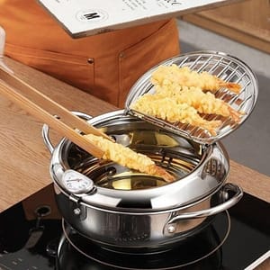 Stainless Steel Telescopic Folding Frying Basket
