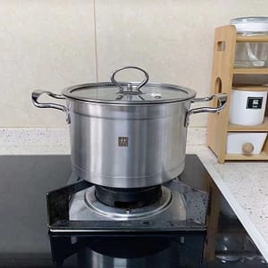 stainless steel stock pot steamer