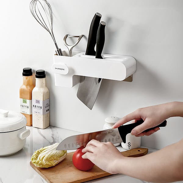 Magnetic Kitchen Knife Rack - Sleek & Space-Saving
