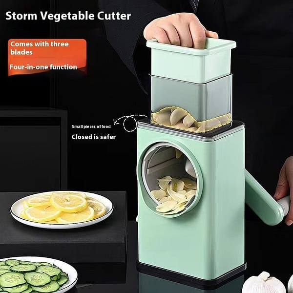 Hand-Operated Food Chopper - Multifunctional & Fast