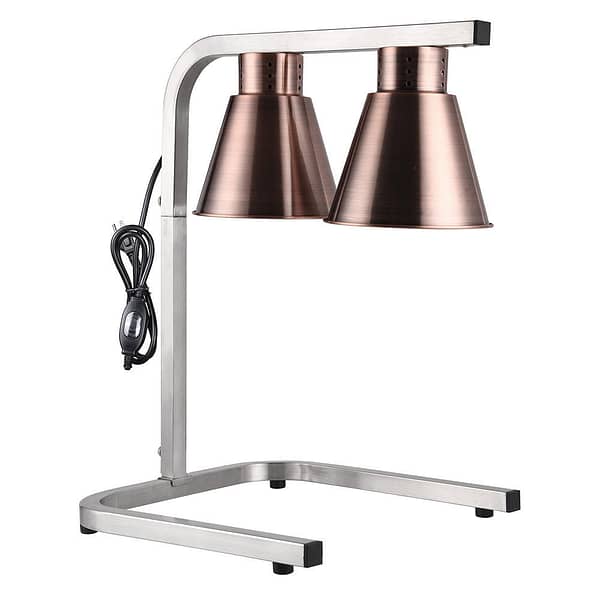 Dual Heat Lamp Food Warmer | Keep Food Fresh & Hot
