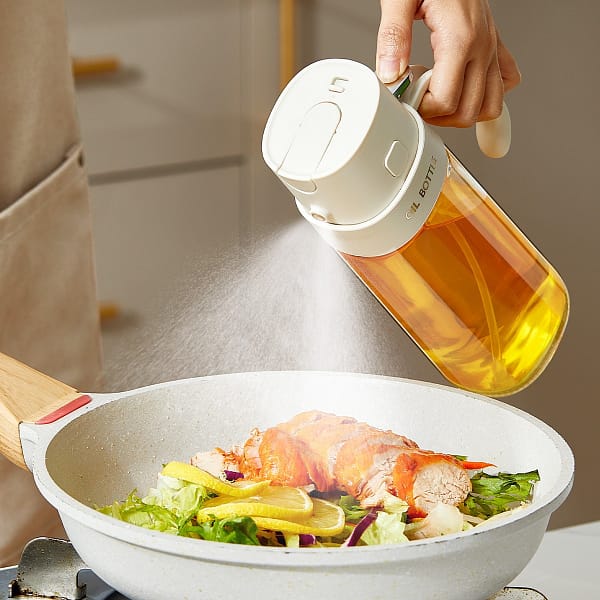 Glass Oiler Spray Dual-use Large Capacity Oil Dispenser