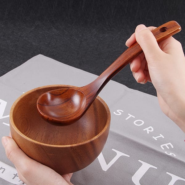 Balleen Shiny Wooden Soup Spoon