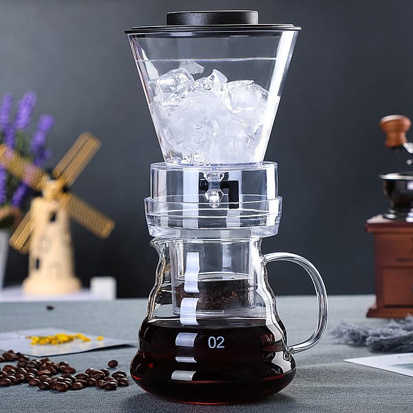Drip Ice Brew Coffee Maker: Smooth & Rich Coffee