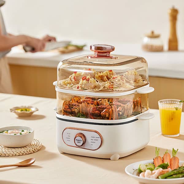 Stainless Steel Electric Steamer - Healthy Meals