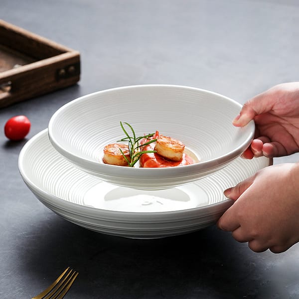 Single Household Large Bamboo Hat Soup Bowl
